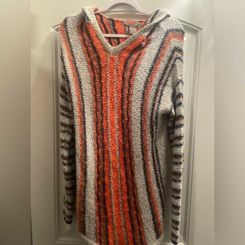New Direction Hooded Sweater Tunic Large